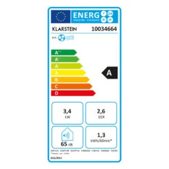 Klarstein Kraftwerk Smart 12K Klimaanlage 3-in-1 12000 BTU App 21 Klarstein Kraftwerk Smart 12K Klimaanlage 3-in-1 12000 BTU App -Angebote Küchenmaschinen Store 10034664 energy label