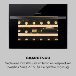 Vinsider 24 Built-In Uno Weinkühlschrank Einbaugerät 1 Zone 24 Fl -Angebote Küchenmaschinen Store 10034852 de 0004 logo