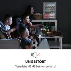 Beersafe XL Crystal White Kühlschrank 60 Liter 4 Böden Panoramaglastür Edelstahl -Angebote Küchenmaschinen Store 10034892 de 0008 logo