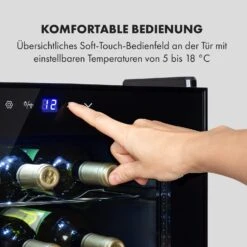 Shiraz 28 Uno Weinkühlschrank 74l 28Fl Touch-Bedienfeld 5-18°C 15 Shiraz 28 Uno Weinkühlschrank 74l 28Fl Touch-Bedienfeld 5-18°C -Angebote Küchenmaschinen Store 10035029 de 0004 logo