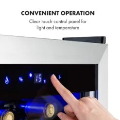 Vinamour 48 Uno Weinkühlschrank 128l 48Fl 3 Einschübe 4-18°C -Angebote Küchenmaschinen Store 10035066 yy 0006 logo Klarstein Vinamour 48 Uno Weinkuehlschrank