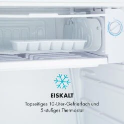 Spitzbergen Uni Kühlschrank 91 Liter 10-Liter-Gefrierfach 2 Böden -Angebote Küchenmaschinen Store 10035192 de 0007 logo