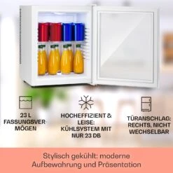 Brooklyn 24 Mini-Kühlschrank Glastür LED Ablage -Angebote Küchenmaschinen Store 10035223 DE 0002 usp