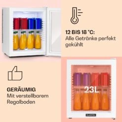 Brooklyn 24 Mini-Kühlschrank Glastür LED Ablage -Angebote Küchenmaschinen Store 10035223 de 0004 usp