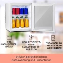 Brooklyn 32 Mini-Kühlschrank Glastür LED Ablage -Angebote Küchenmaschinen Store 10035225 DE 0002 usp