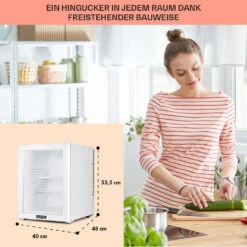 Brooklyn 42 Mini-Kühlschrank Glastür LED Ablage -Angebote Küchenmaschinen Store 10035227 DE 0006 usp
