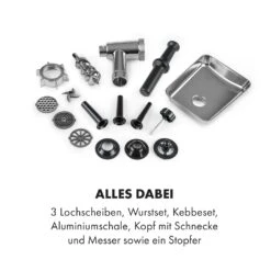 Kraftprotz Elektrischer Fleischwolf 700 W Kupfermotor Hack Wurst Kebbe Edelstahl -Angebote Küchenmaschinen Store 10035233 de 0006 logo