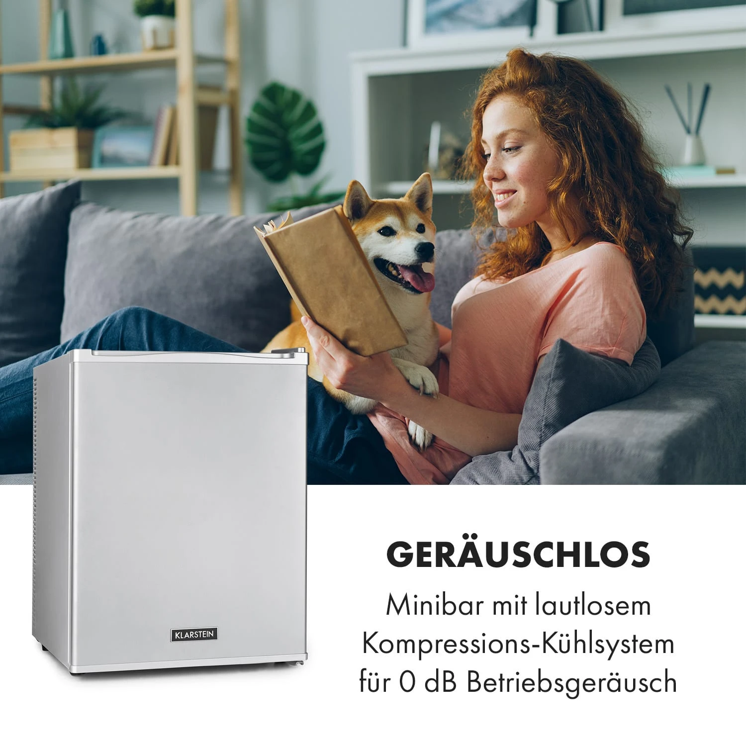 Klarstein Happy Hour Minibar 40L 5-15°C 23 DB LED-Licht 4 Klarstein Happy Hour Minibar 40L 5-15°C 23 DB LED-Licht – Bild 2