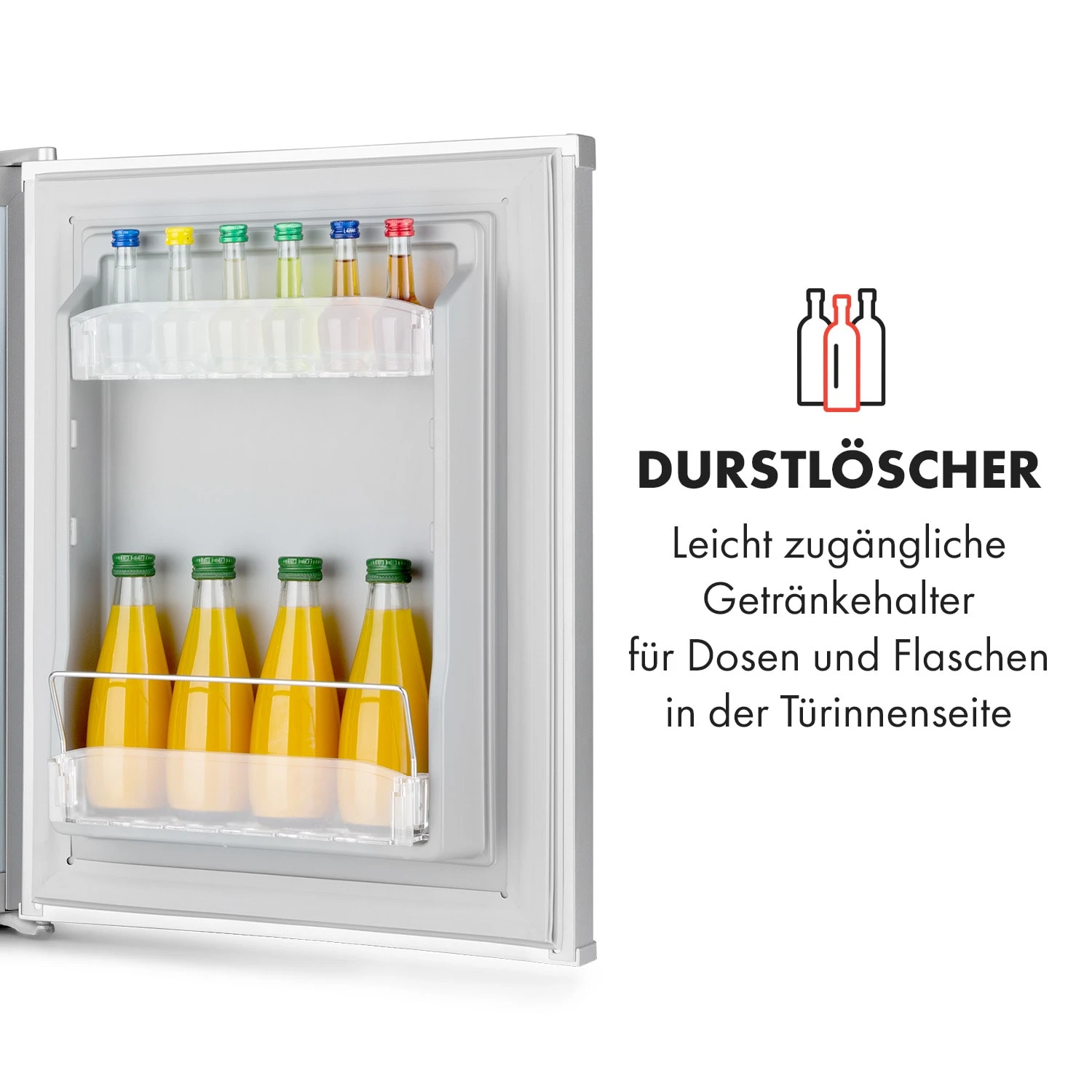 Klarstein Happy Hour Minibar 40L 5-15°C 23 DB LED-Licht 7 Klarstein Happy Hour Minibar 40L 5-15°C 23 DB LED-Licht – Bild 5