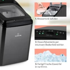Partytime Eiswürfelmaschine Klareis 15kg/24h Edelstahl -Angebote Küchenmaschinen Store 10035295 de 0004 usp