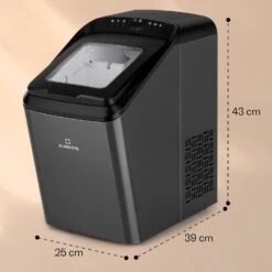 Partytime Eiswürfelmaschine Klareis 15kg/24h Edelstahl -Angebote Küchenmaschinen Store 10035295 yy 0011 dimensions