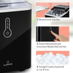 Chillout Eiswürfelmaschine Bulleteis 12kg/24h Wassertank: 1,5 L -Angebote Küchenmaschinen Store 10035320 de 0004 usp