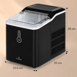 Chillout Eiswürfelmaschine Bulleteis 12kg/24h Wassertank: 1,5 L -Angebote Küchenmaschinen Store 10035320 yy 0011 dimensions