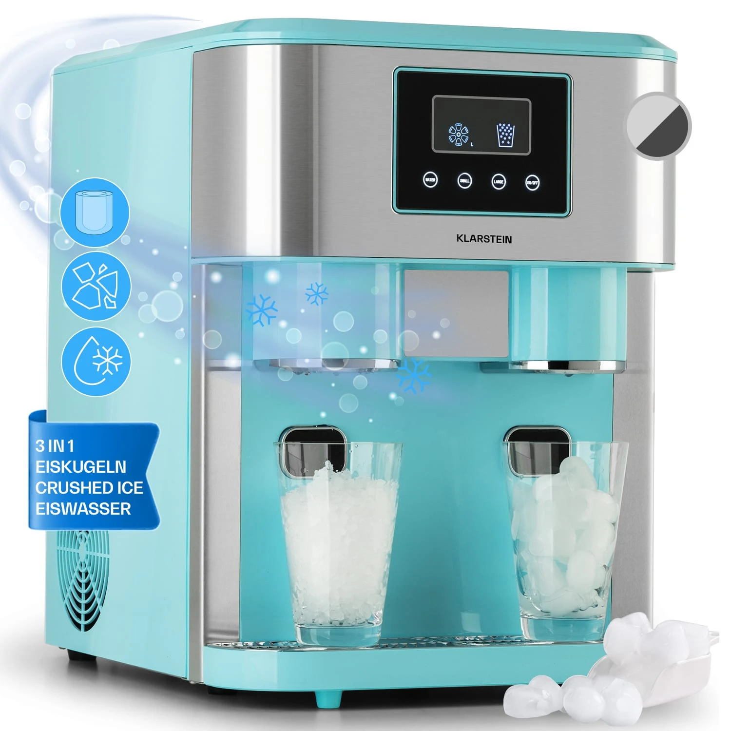 Eiszeit Crush Eiswürfelmaschine 2 Größen Crushed Ice 2 Eiszeit Crush Eiswürfelmaschine 2 Größen Crushed Ice