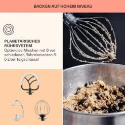 Bella Elegance Küchenmaschine 2000W 2,7PS 5,2 Ltr Edelstahl BPA-frei 14 Bella Elegance Küchenmaschine 2000W 2,7PS 5,2 Ltr Edelstahl BPA-frei -Angebote Küchenmaschinen Store 10035520 de 0006 usp