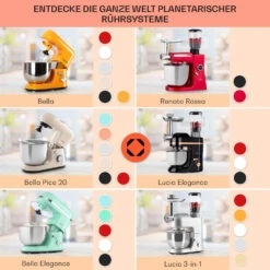 Bella Elegance Küchenmaschine 2000W 2,7PS 5,2 Ltr Edelstahl BPA-frei 15 Bella Elegance Küchenmaschine 2000W 2,7PS 5,2 Ltr Edelstahl BPA-frei -Angebote Küchenmaschinen Store 10035520 de 0007 usp
