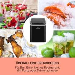 Arctic Porter Eiswürfelmaschine Bullet-Eis 12kg/24h Edelstahl -Angebote Küchenmaschinen Store 10035553 de 0003 usp