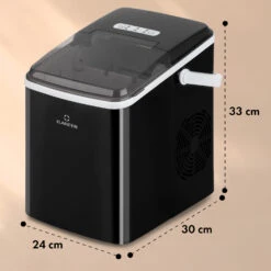 Arctic Porter Eiswürfelmaschine Bullet-Eis 12kg/24h Edelstahl -Angebote Küchenmaschinen Store 10035553 yy 0011 dimensions