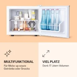 Pretty Cool Make-Up-Kühlschrank Apricot 17 Liter 50 Watt 1 Boden -Angebote Küchenmaschinen Store 10035625 de 0003 logo