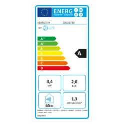 Kraftwerk Smart 12K Klimaanlage 3-in-1 12000 BTU App -Angebote Küchenmaschinen Store 10035739 energy label