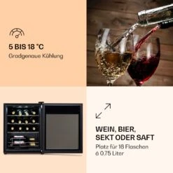Ultimo 16 Uno Weinkühlschrank 42l Touch-Bedienfeld 16 Flaschen 5-18°C -Angebote Küchenmaschinen Store 10035777 de 0003 logo