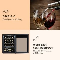 Ultimo 20 Uno Weinkühlschrank 53l Touch-Bedienfeld 131W 5-18°C -Angebote Küchenmaschinen Store 10035778 de 0003 logo