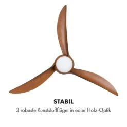 Monteverde Deckenventilator Deckenleuchte 52" 8.376m³/h 3 Flügel -Angebote Küchenmaschinen Store 10035788 de 0004 logo