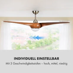 Monteverde Deckenventilator Deckenleuchte 52" 8.376m³/h 3 Flügel -Angebote Küchenmaschinen Store 10035788 de 0005 logo