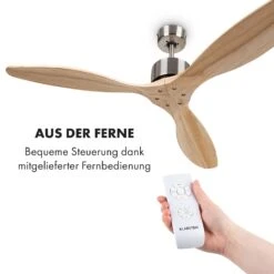 Santa Elena Deckenventilator 52" 9.060m³/h 3 Echtholzflügel -Angebote Küchenmaschinen Store 10035789 de 0003 logo