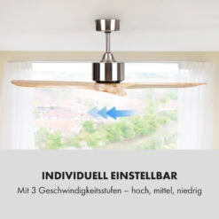 Santa Elena Deckenventilator 52" 9.060m³/h 3 Echtholzflügel -Angebote Küchenmaschinen Store 10035789 de 0005 logo