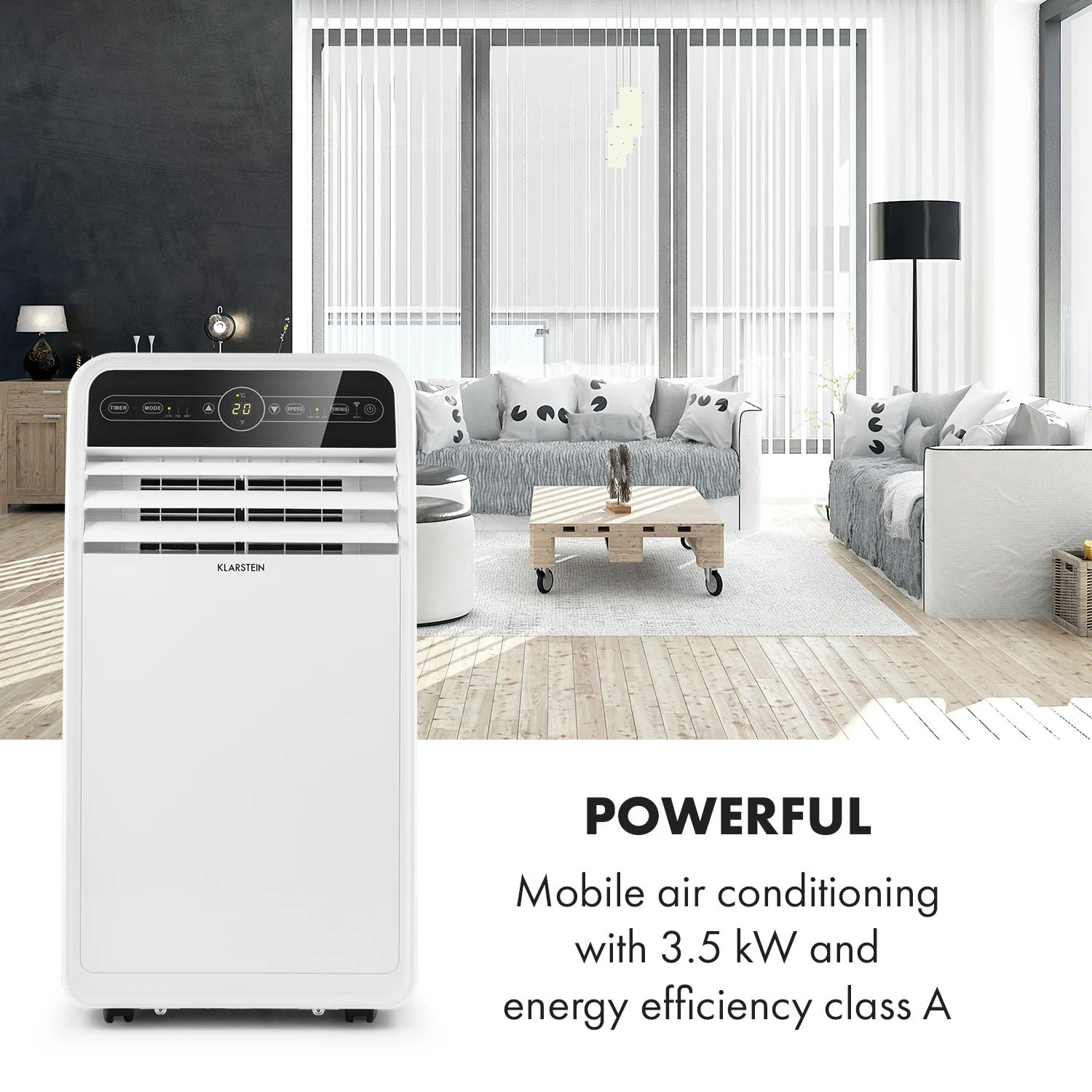 Metrobreeze New York Smart 12k Mobile Klimaanlage 12000 BTU / 3,5 KW 5 Metrobreeze New York Smart 12k Mobile Klimaanlage 12000 BTU / 3,5 KW – Bild 3