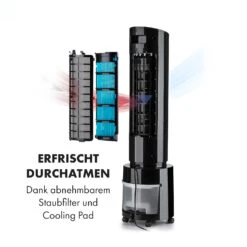 Waterfall Luftkühler 45 W 4 Liter 2 Kühlakkus Mobil 14 Waterfall Luftkühler 45 W 4 Liter 2 Kühlakkus Mobil -Angebote Küchenmaschinen Store 10035834 de 0004 logo