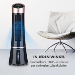 Skyscraper Ice 4-in-1 Luftkühler Ventilator 210 M³/h 30 W Oszillation Mobil Fernbedienung -Angebote Küchenmaschinen Store 10035835 de 0005 logo