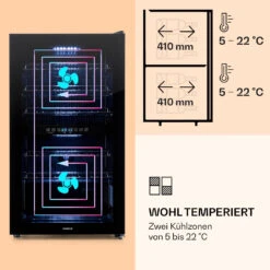 Shiraz 29 Duo Weinkühlschrank 2 Zonen 80L/29 Flaschen 5-22°C Touch 12 Shiraz 29 Duo Weinkühlschrank 2 Zonen 80L/29 Flaschen 5-22°C Touch -Angebote Küchenmaschinen Store 10035846 de 0003 logo