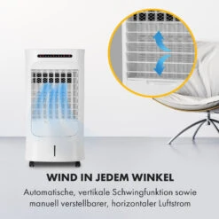Iceberg Breeze 2-in-1 Luftkühler 65 Watt 283 M3/h 10 L Tank 2 Kühlakkus -Angebote Küchenmaschinen Store 10035854 de 0004 logo