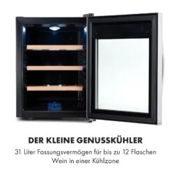 Reserva 12 Uno Weinkühlschrank 12 Flaschen 31 Liter Edelstahl 13 Reserva 12 Uno Weinkühlschrank 12 Flaschen 31 Liter Edelstahl -Angebote Küchenmaschinen Store 10035859 de 0003 logo