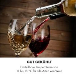 Reserva 8 Uno Weinkühlschrank 23 Ltr 8 Fl 11-18 °C 26 DB Edelstahl -Angebote Küchenmaschinen Store 10035864 de 0006 logo