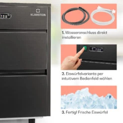 Powericer XL Eiswürfelmaschine 20 Kg/Tag 145 Watt -Angebote Küchenmaschinen Store 10036152 de 0004 usp