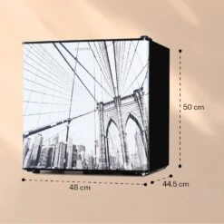 CoolArt 45L Mini-Kühlschrank EEK F Gefrierfach 1,5l Designtür -Angebote Küchenmaschinen Store 10036183 yy 0006 logo