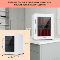 Beersafe M Quartz Kühlschrank 33 Liter 2 Böden Panoramaglastür -Angebote Küchenmaschinen Store 10039425 DE 0006 usp