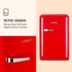 Audrey Retro-Kühlschrank 70 Liter 3 Regale 2 Türfächer Innenbeleuchtung -Angebote Küchenmaschinen Store 10039692 de 0003 logo