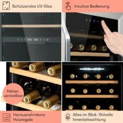 Vinamour 16 Uno Weinkühlschrank 16Fl./42l 5-18°C 41dB Glas -Angebote Küchenmaschinen Store 10039897 de 0005 usp