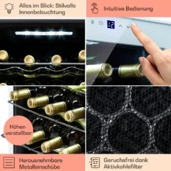 Shiraz 16 Quartz Weinkühlschrank 42l Touch-Bedienfeld 160 W 5-18 °C 14 Shiraz 16 Quartz Weinkühlschrank 42l Touch-Bedienfeld 160 W 5-18 °C -Angebote Küchenmaschinen Store 10039901 DE 0005 usp