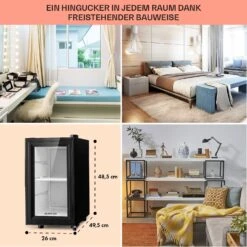 Brooklyn 23 Slim Kühlschrank LED Kunststoff-Einsatz Glastür -Angebote Küchenmaschinen Store 10039904 DE 0006 usp