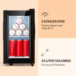 Brooklyn 23 Slim Kühlschrank LED Kunststoff-Einsatz Glastür -Angebote Küchenmaschinen Store 10039904 de 0003 logo