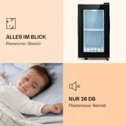 Brooklyn 23 Slim Kühlschrank LED Kunststoff-Einsatz Glastür -Angebote Küchenmaschinen Store 10039904 de 0005 logo