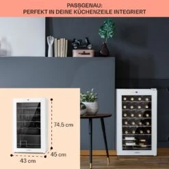 Shiraz 24 Uno Weinkühlschrank 63l 24Fl Touch-Bedienfeld 5-18°C 15 Shiraz 24 Uno Weinkühlschrank 63l 24Fl Touch-Bedienfeld 5-18°C -Angebote Küchenmaschinen Store 10040217 de 0006 logo