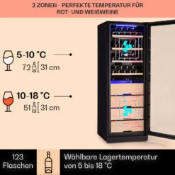 Barossa 123 Duo Weinkühlschrank 123 Fl 226 Ltr 2 Zonen Touch-Steuerung 12 Barossa 123 Duo Weinkühlschrank 123 Fl 226 Ltr 2 Zonen Touch-Steuerung -Angebote Küchenmaschinen Store 10040721 de 0003 usp