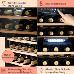 Barossa 29 Duo Weinkühlschrank 29 Fl 80 Ltr 2 Zonen Drucktasten -Angebote Küchenmaschinen Store 10041124 de 0005 usp