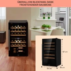 Barossa 29 Duo Weinkühlschrank 29 Fl 80 Ltr 2 Zonen Drucktasten -Angebote Küchenmaschinen Store 10041124 de 0006 usp